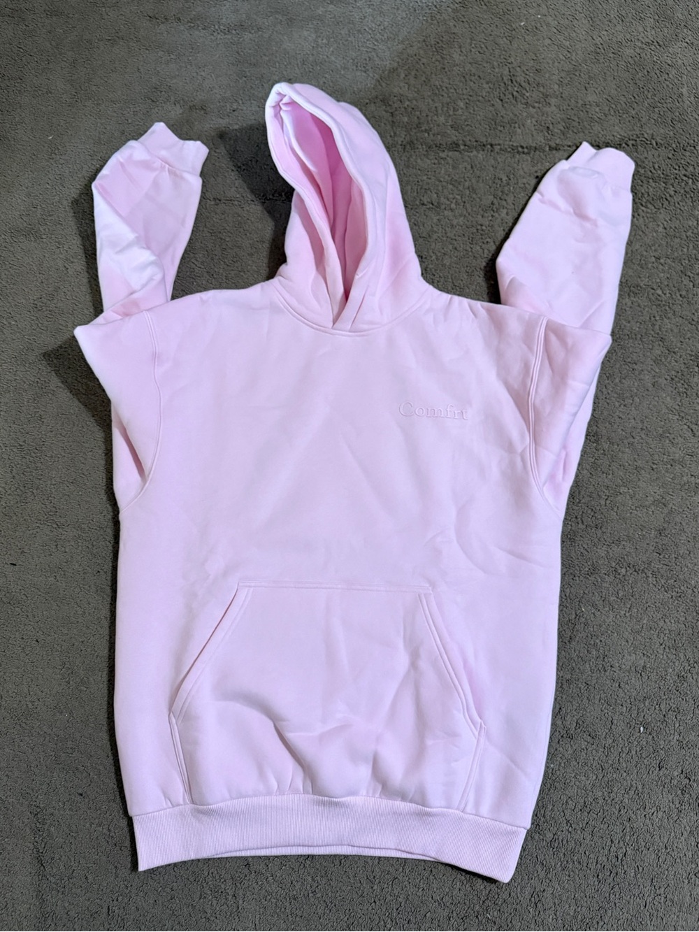 Comfort Pastel Pink Women's Crewneck Hoodie